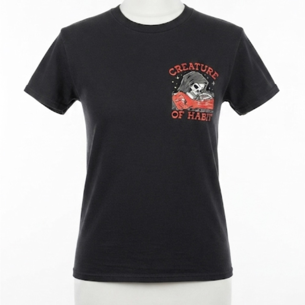 ALF Limited drop Creature of Habit Black Graphic Tee sm/xs